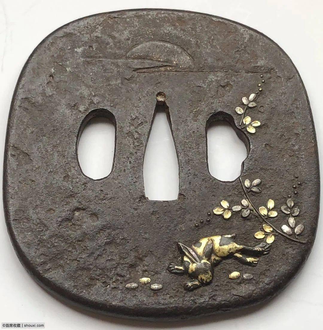 分享日本江户至明治时代的精美刀镡