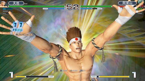 拳皇14东丈隐藏大招很疯狂高级爆裂钉打击瞬影