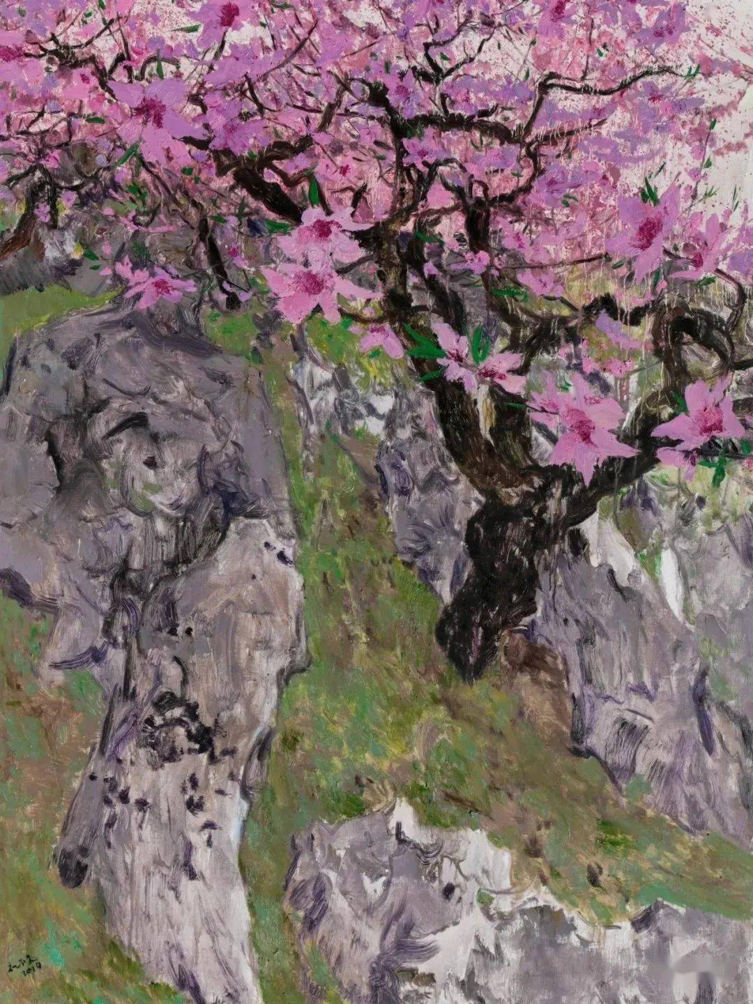 画得好黄礼攸写意油画作品