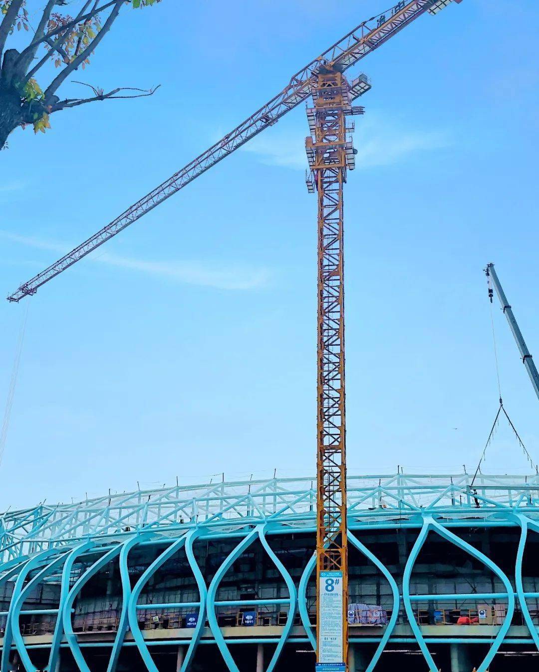 塔机群立!徐工助建安徽新地标