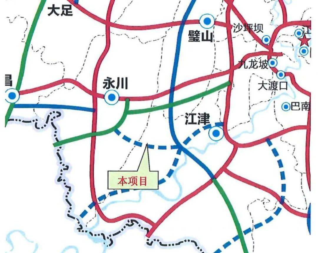 连接璧山重庆又将新增两条高速公路连接永川璧山江津