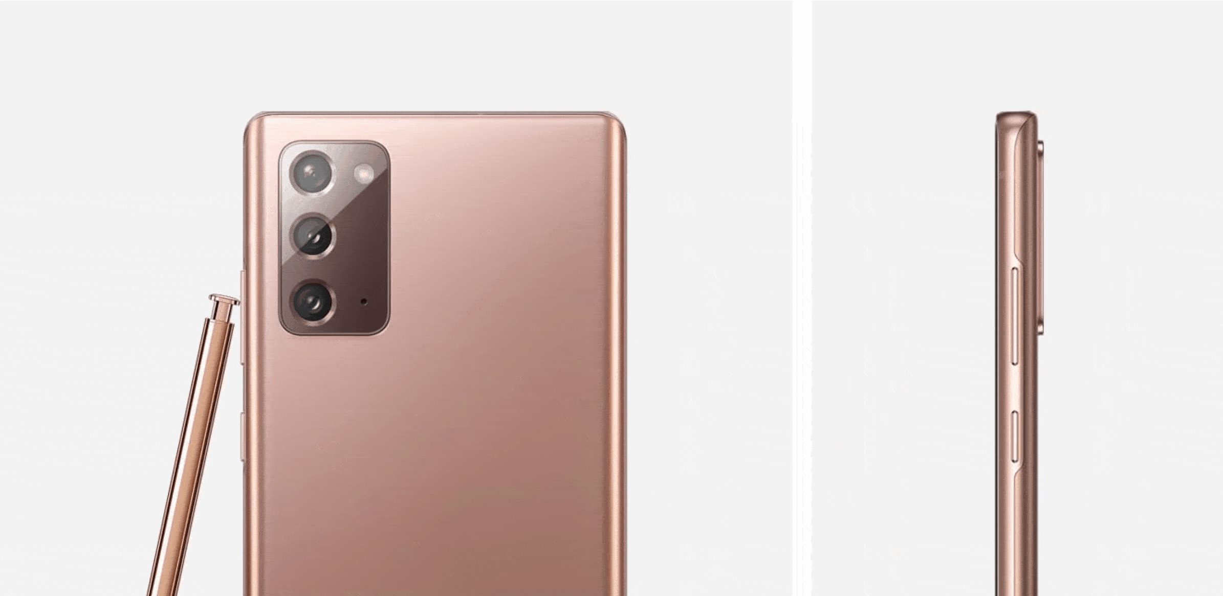galaxy note 20 / 20 ultra 均搭载骁龙 865  处理器,运存分别最高可