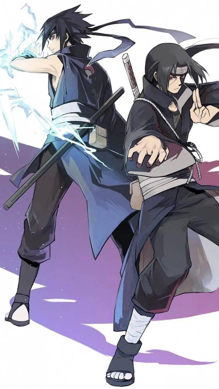 火影壁纸 | cp组—佐助和鼬