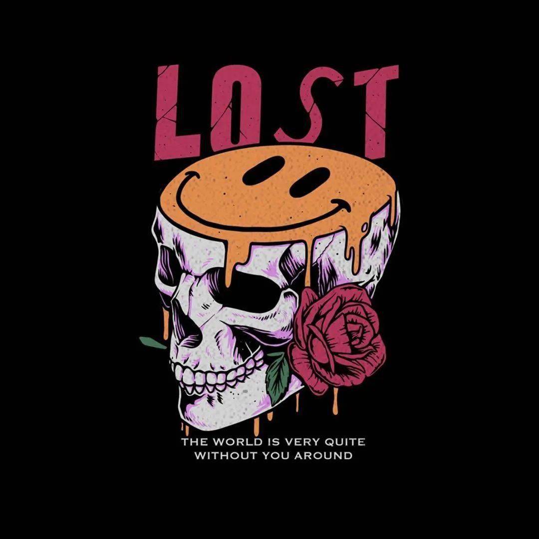 图案分享|服饰上的暗黑摇滚风格图案(中)