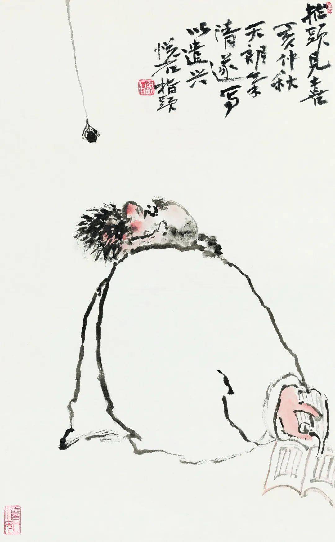 纯正的中国画味吴悦石人物画品读