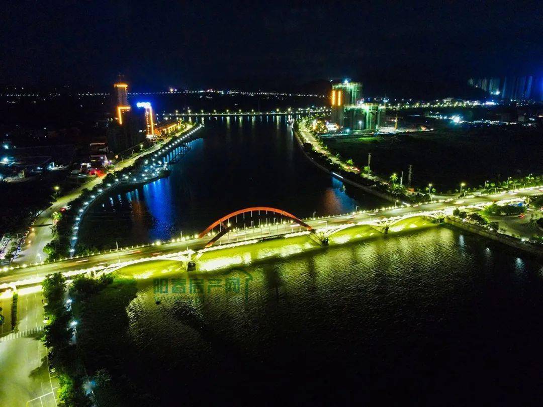 阳春的夜景这么美突然之间有点思春了