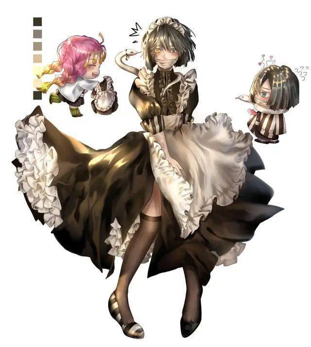 鬼灭之刃遇上神仙画风颜值史前最高