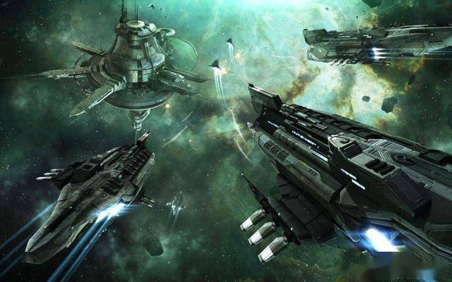 以恒星点缀黑暗的银河里,每时每刻都有战火燃起,有庞大的舰队横跨星域