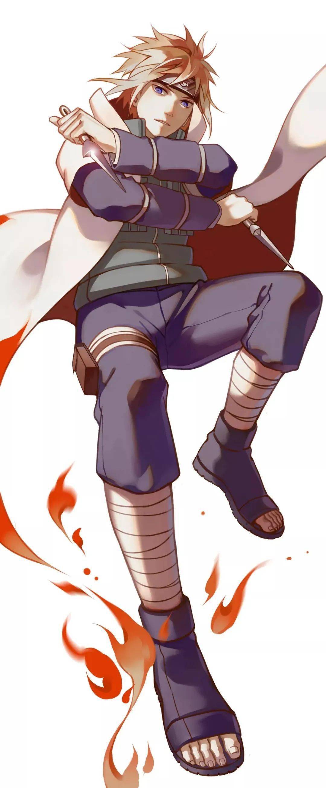 火影壁纸历代火影四代火影波风水门