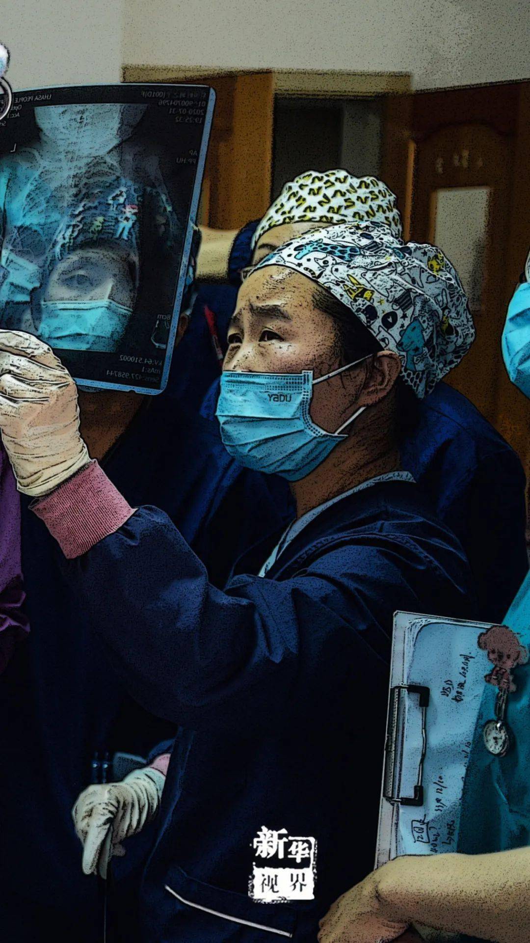 今天向中国白衣天使致敬