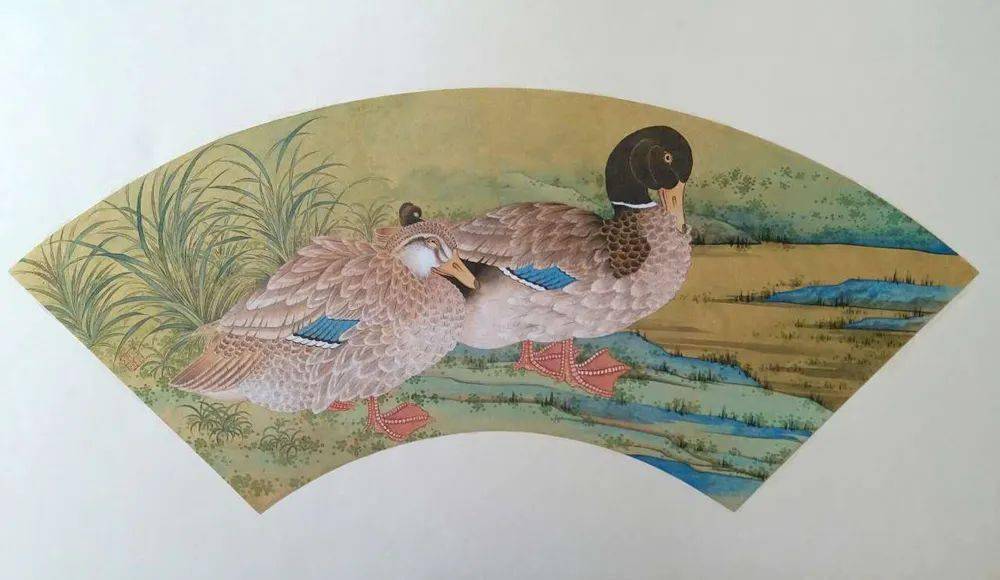 2002年,在著名画家禹称老师的引荐下,李智拜国画大师晏少翔先生为师