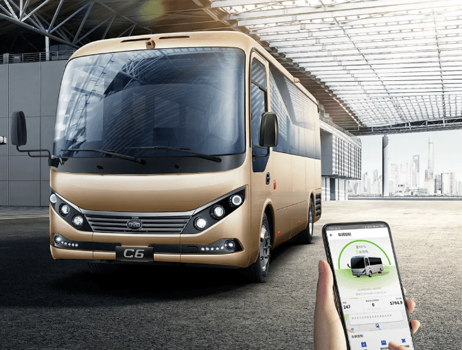 比亚迪纯电商务客车c6