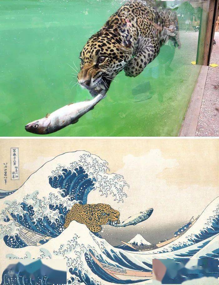 "别怕,葛饰北斋(浮世绘作者)的棺材板我按住了!