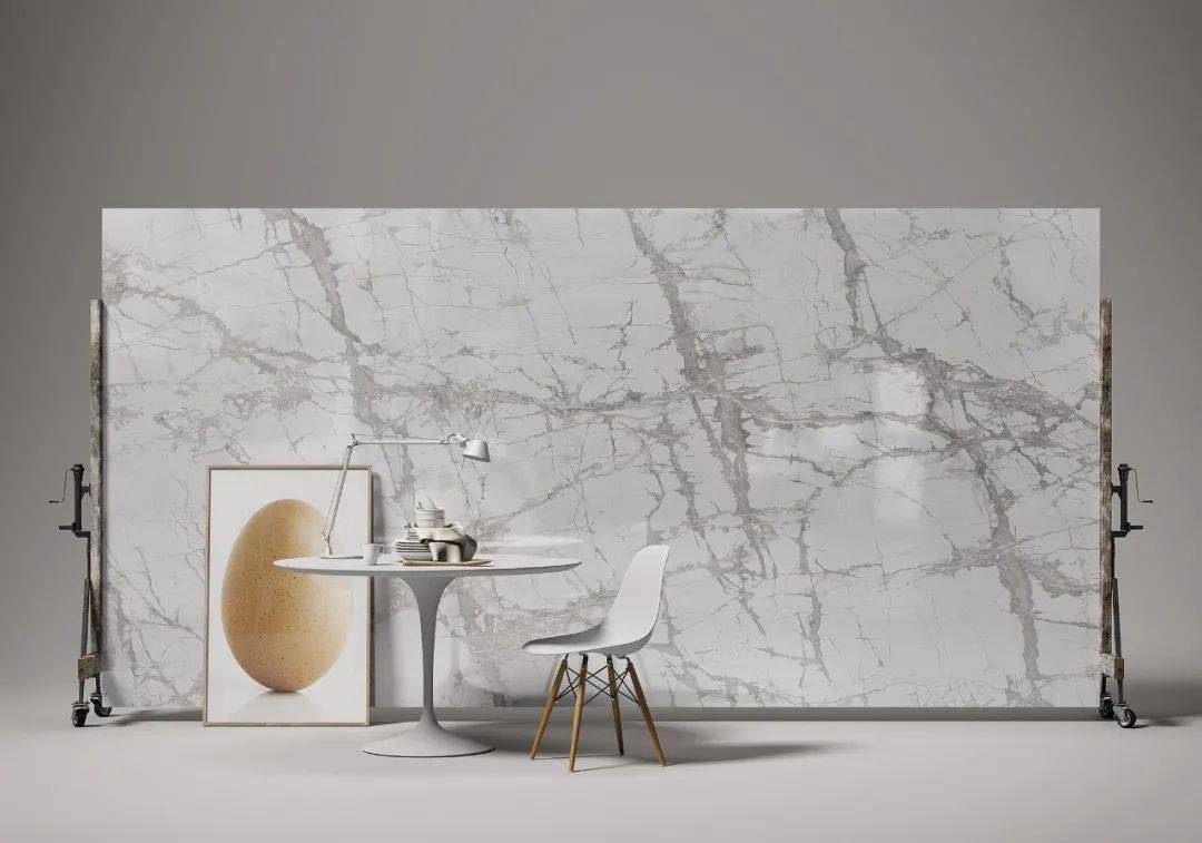 白色大理石欣赏纯洁柔和纹理自然淡雅高级感十足