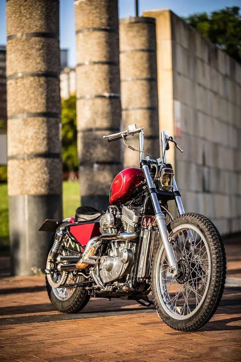 哈雷883l完全跳脱出原厂设计的改装每日一车