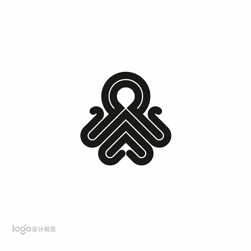 线条构成的logo好美啊