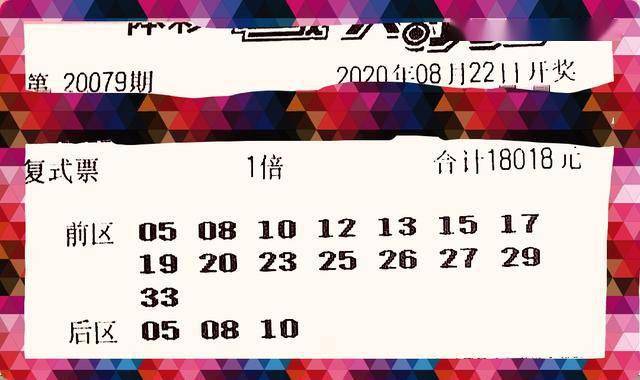 20079期大乐透提前晒票之万元专场8张万元大票请欣赏