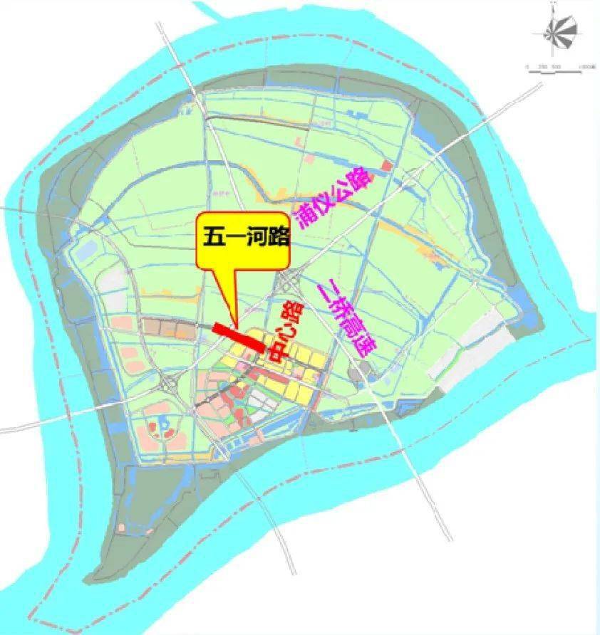 浦仪公路连接的设想报告提出独立选址规划论证报告进行公示就在八卦洲