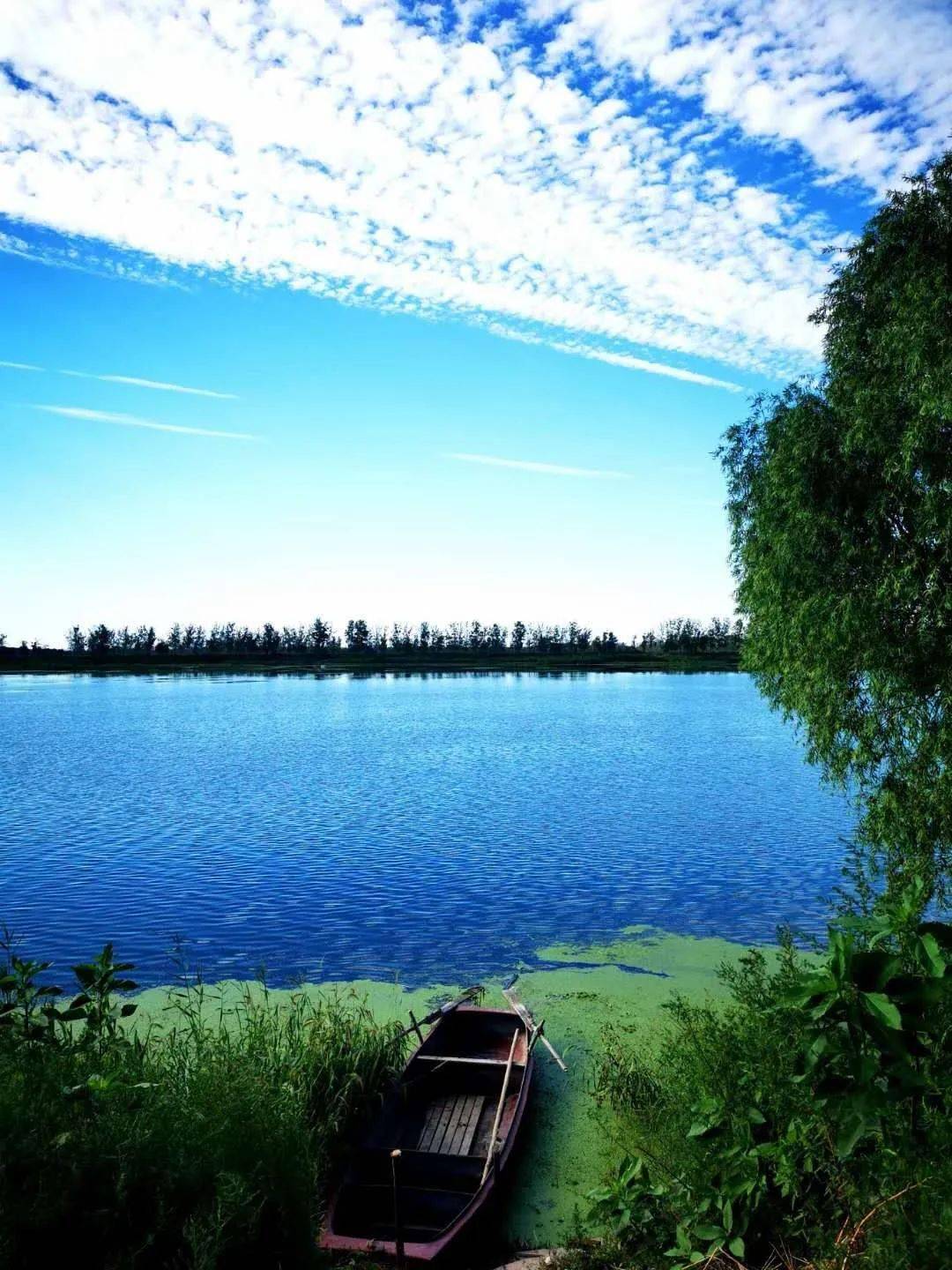 宁河今天美丽的景色多姿的云彩