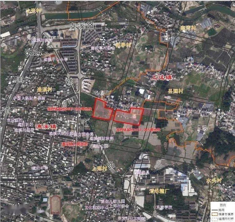 【土地】福清9月16日拍卖三幅商住用地,总面积109亩!