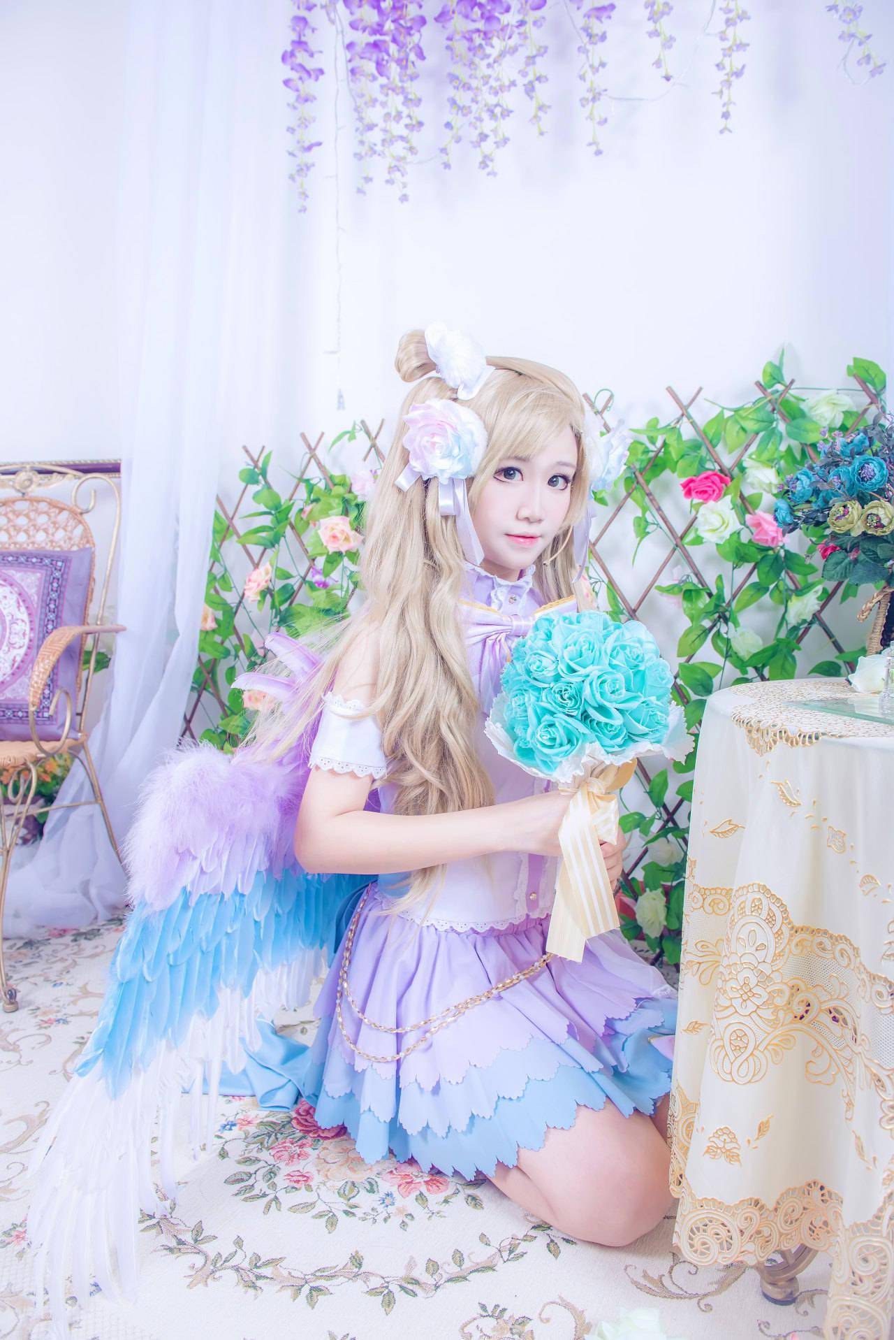 tya事务所lovelive南小鸟白色情人节cosplay