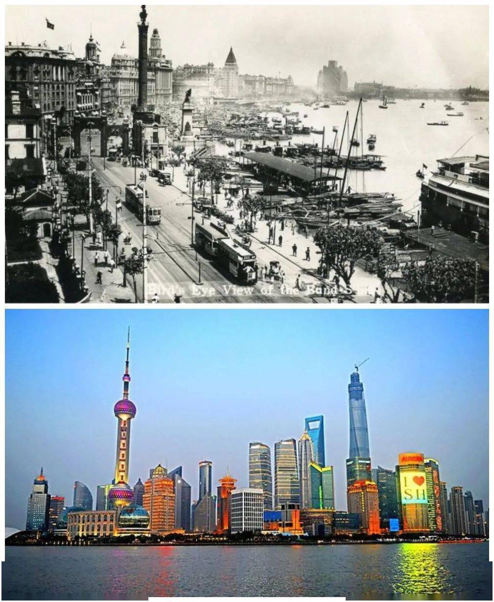 1900年间,挪威的哈默菲斯特市90年前的日本东京筑地鱼市场和今天对比