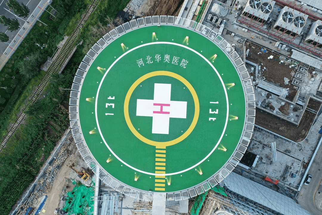 经开区辖区一冬奥保障项目停机坪如期竣工交付!