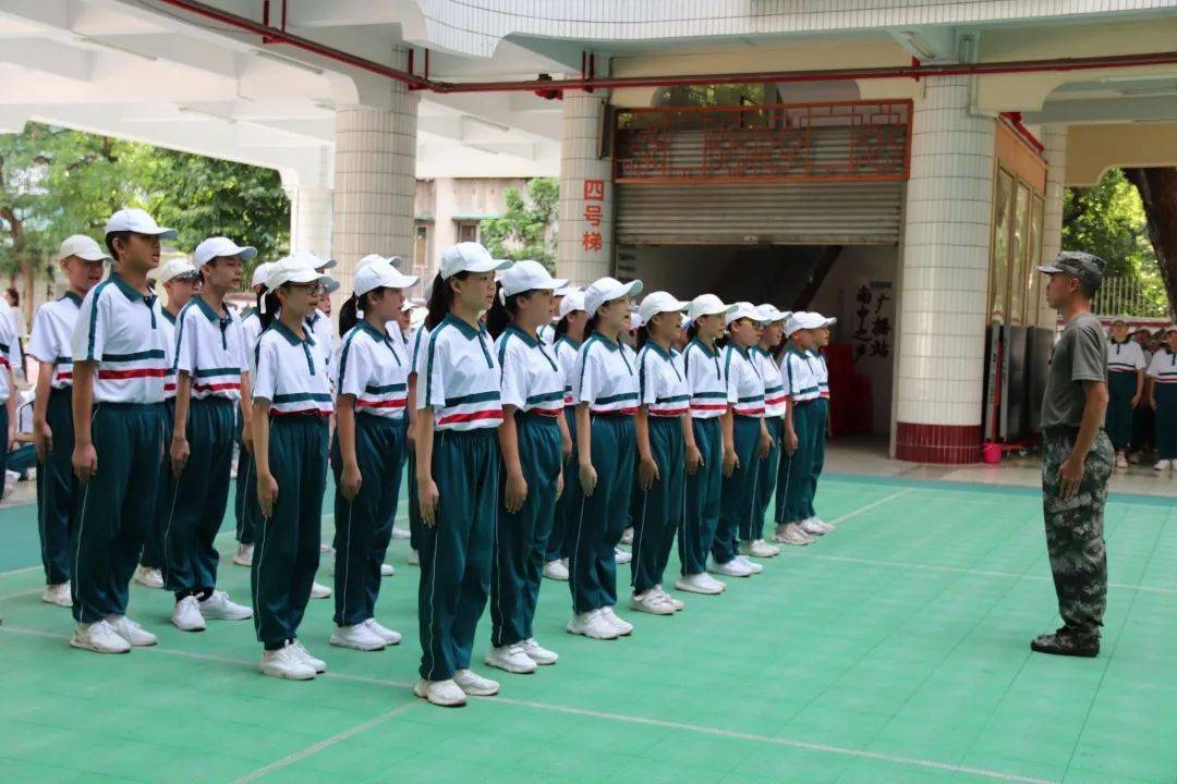 军训特辑广州市南海中学初一新生军训的那些事儿