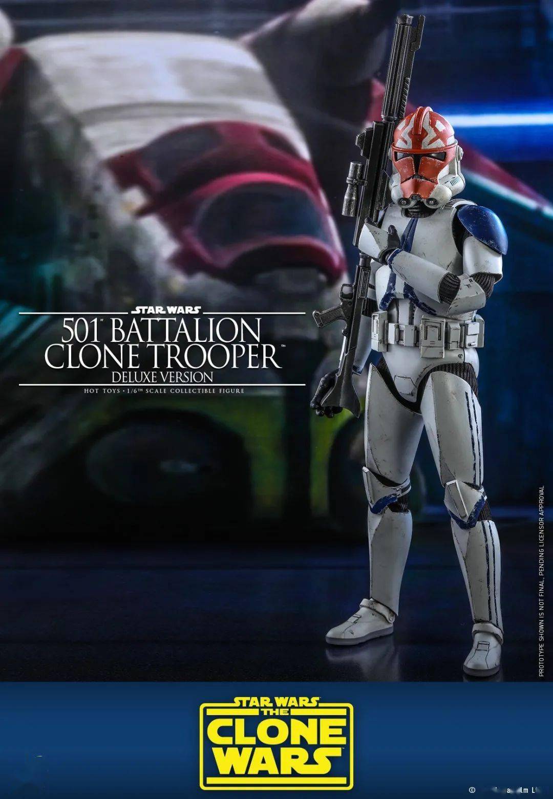hottoys ht 1/6 tms022 tms023 星球大战 501军团克隆人士兵