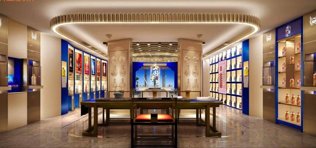 品鉴区重在品鉴,借助品酒氛围的营造,让顾客产生品酒愿望.