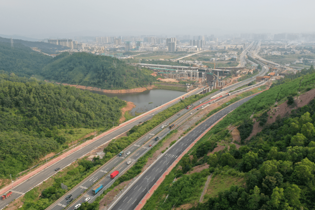 江北到仲恺最快20分钟惠新大道及梅湖大道主线通车