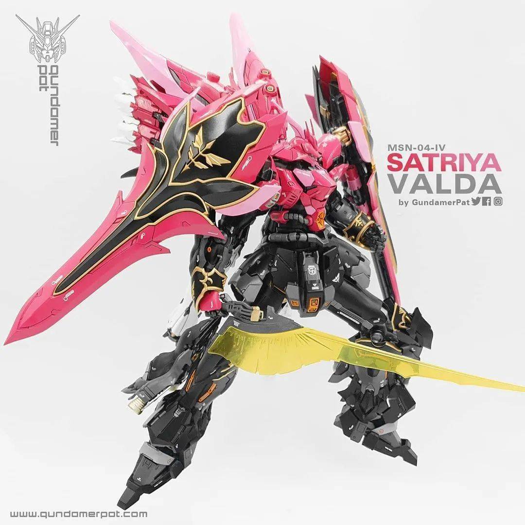 rg沙扎比与mg新安洲混搭,再来一发粉黑配色