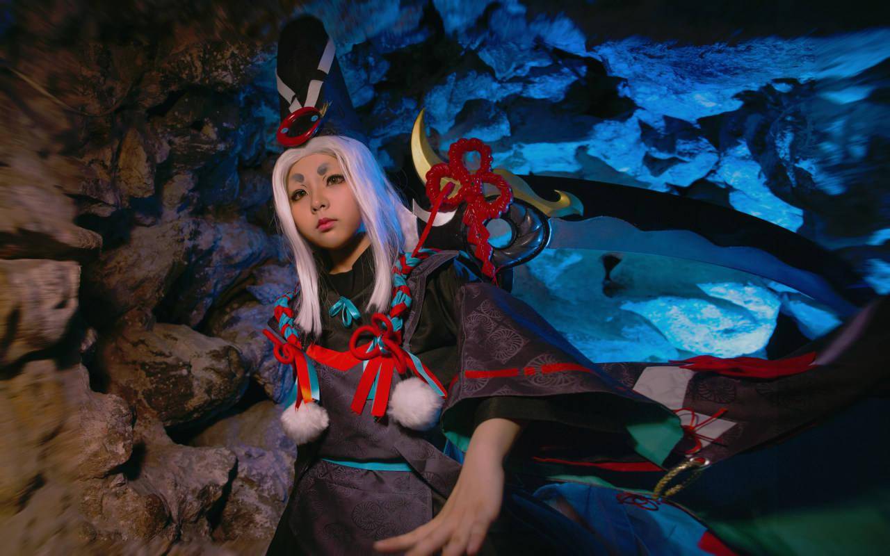 阴阳师黑童子白童子cosplay