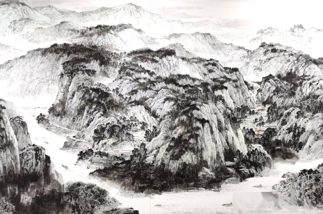 潇湘画卷·时代史诗——千里湘江图作品巡展在齐白石纪念馆展览至9月