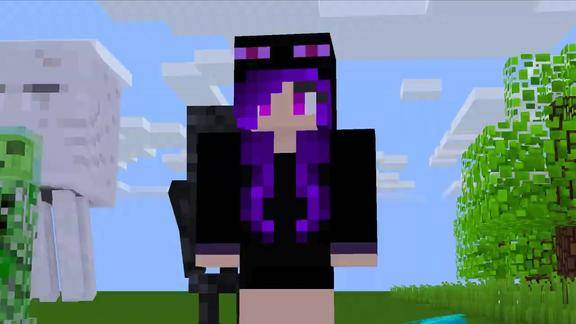 我的世界动画怪物学院新老师爱丽克丝