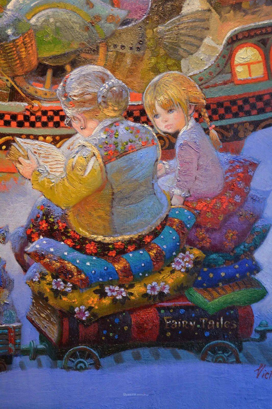 他山之石艺俄罗斯油画家的童话世界愿你永远是个孩子