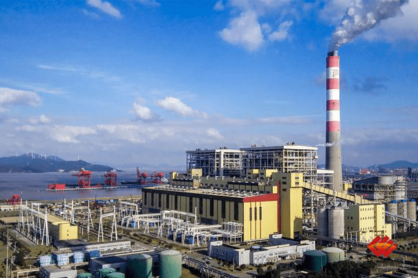 图为坐落在浙江宁波的北仑电厂正在为长三角地区输送优质电能作为国家