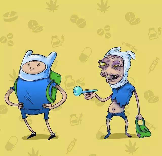 请大小朋友一起来通过熟悉的卡通人物如何让单纯的孩子们明白毒品的