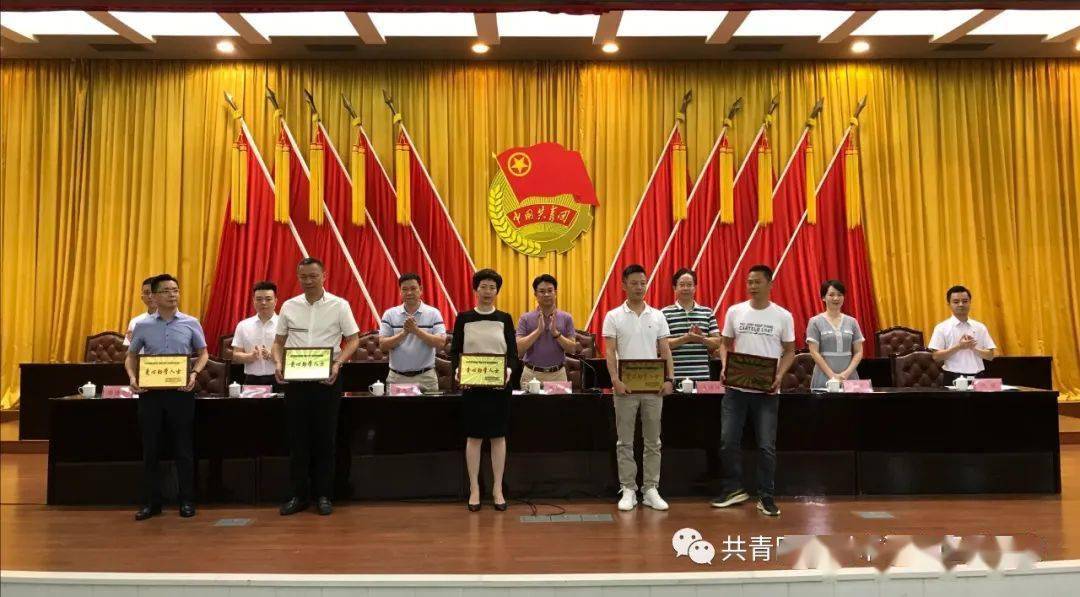 吕莹为受资助的学生颁发助学金)(团区委蔡泽鹏书记致辞)区领导郑旭东