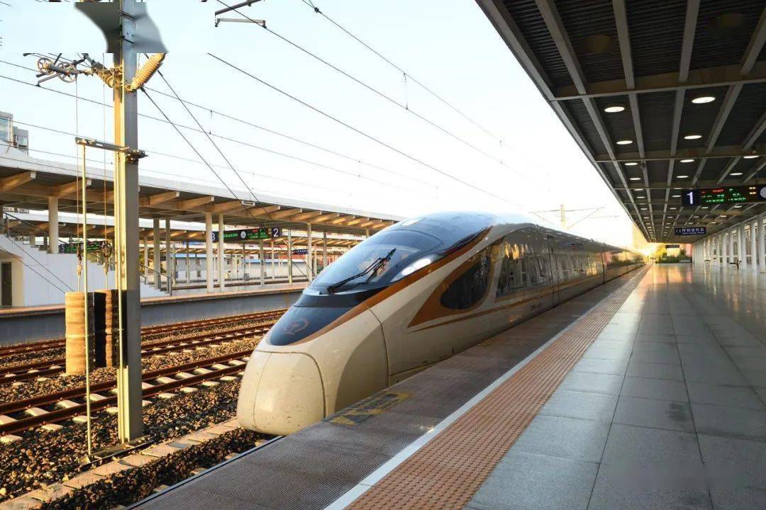 乘坐g2487次列车载誉归来内蒙古参会的获奖代表们18时22分在北京