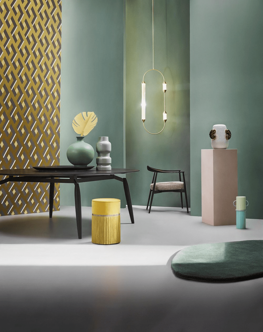 马卡龙色的软装搭配,爱极了这么甜的空间设计!_色彩