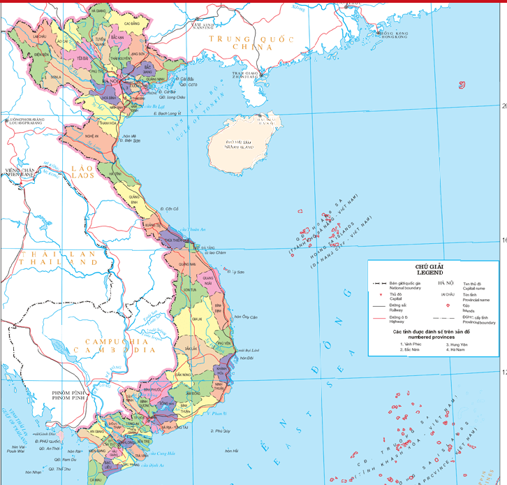 尽管美国呈现的这一地图,与越南官方的地图是相符的,但作为一个外国