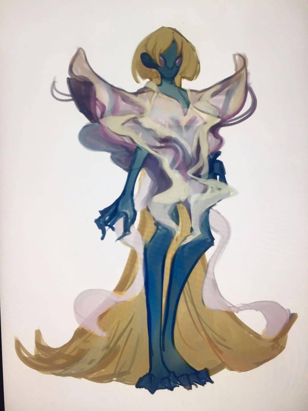 的玫瑰~"(小马紫悦)桔子创作思路:这种加厚的熟宣云母亮片晚上有反光