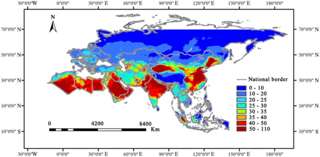 67佳文赏析快速城镇化背景下一带一路地区的pm25分布及驱动因素