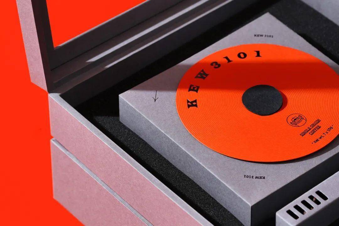 包装唱片形式的挂耳咖啡包装设计你见过吗