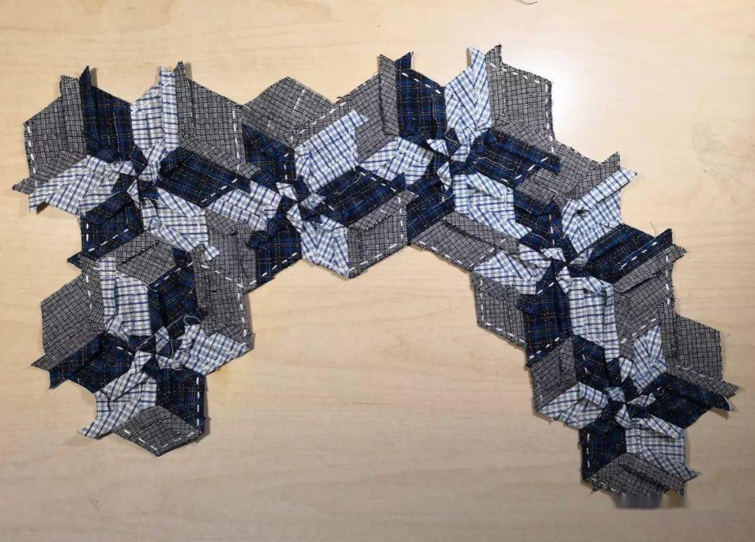 拼布反思碎片面料拼接工艺时尚