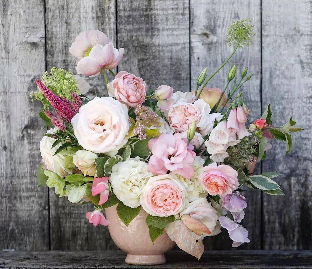 优雅与浪漫法式瓶花插花集