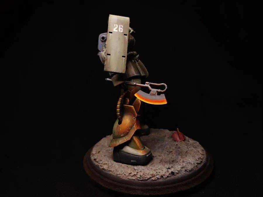 手持热能斧绿扎涂装小场景