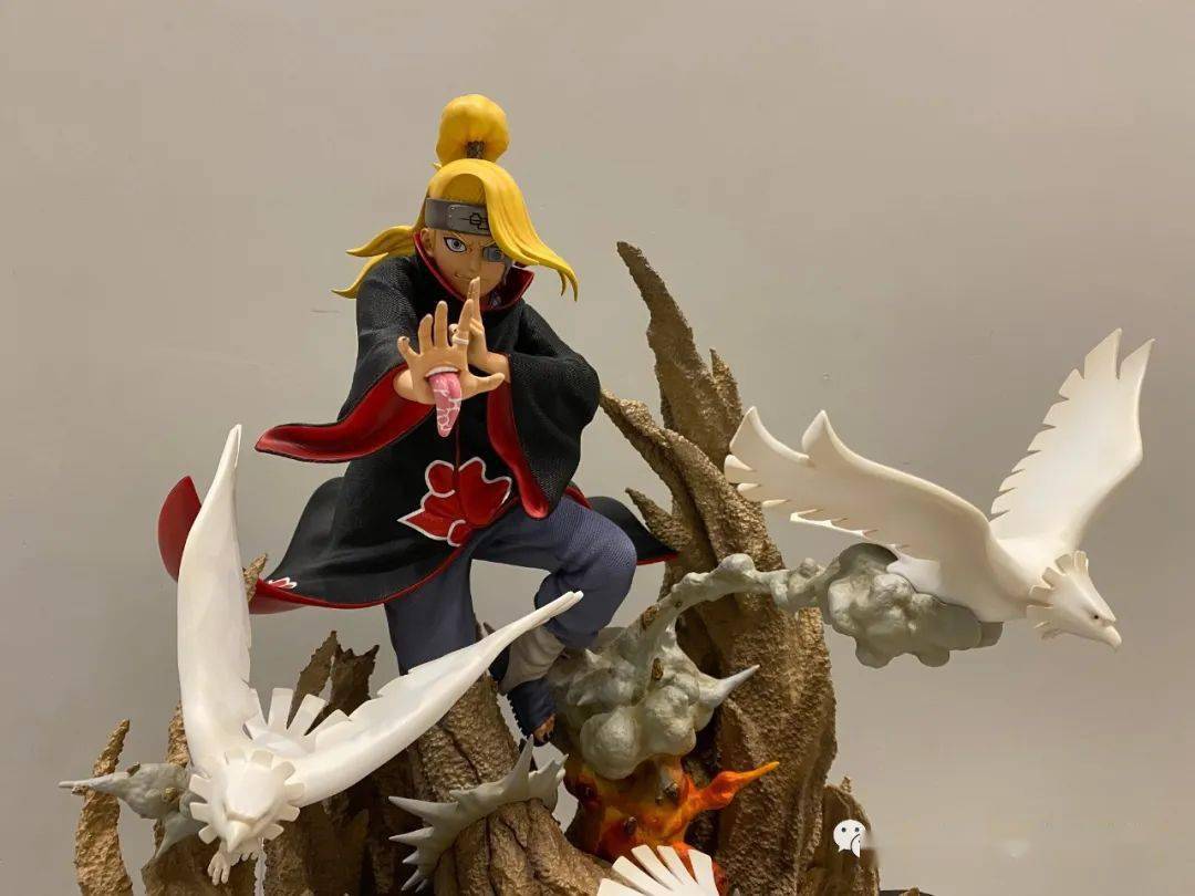 火影雕像分享铁风筝工作室迪达拉