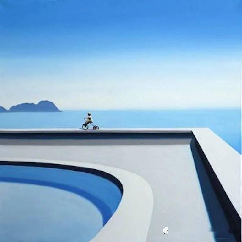 大众艺术网让时间停留在等待中的地方比利时现代极简主义画家雨果庞兹